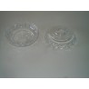 Vecchie Bobeche tazza coppetta vetro per ricambio lampadario
