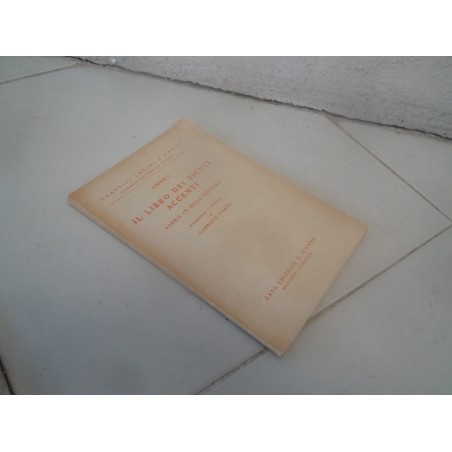Omero Il libro dei siculi accenti Editrice D'Anna 1950