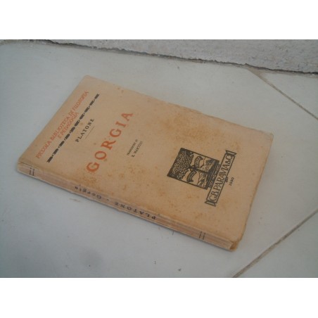 Platone Gorgia G B Paravia 1930