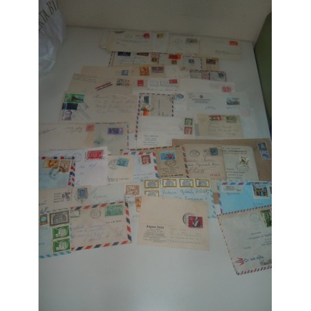 Lotto 100 buste francobolli con affrancatura estera quelli delle foto