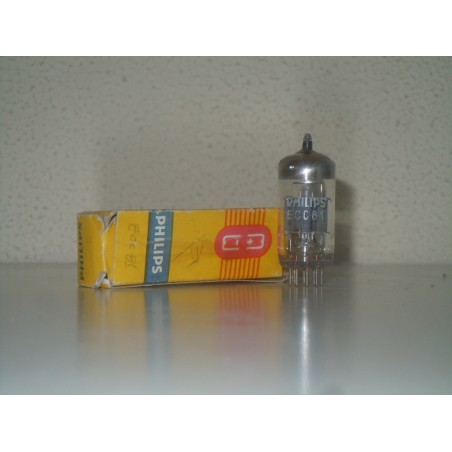 Valvola elettronica ECC 81 Philips nuova tubo a vuoto