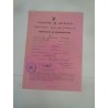 Comune di Arezzo certificato di rivaccinazione 1941 fascismo