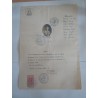 Larino Campobasso foto autenticata su foglio marche da bollo fascismo 1931 fascismo