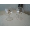 2 bicchieri pubblicitari Napolen cognac vintage