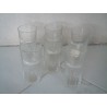 6 Bicchiere vetro pubblicitario S Pellegrino Bitter vintage