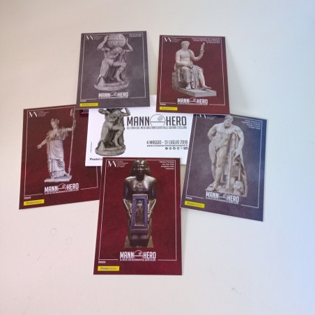 Mann@Hero folder di 5 cartoline Star Wars gli eroi del mito Napoli 2018