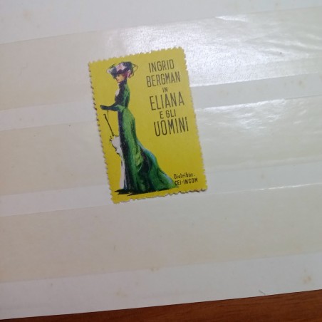 Erinnofilo chiudilettera Ingrid Bergman Eliana e gli uomini cinema