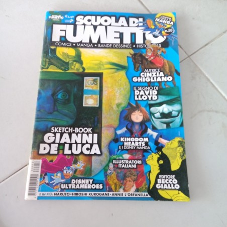 Rivista Scuola di fumetto n 58 marzo 2008 contiene scuola di manga