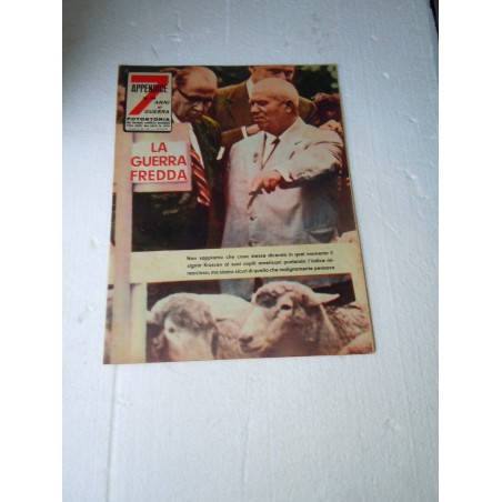 Rivista 7 anni di guerra fotostoria 1959 La guerra fredda