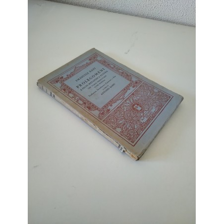 Emanuele Kant Prolegomeni a ogni metafisica futura Mondadori 1938