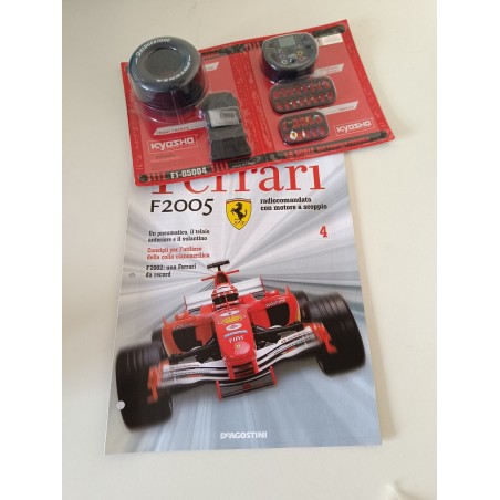 Ferrari F2005 Pneumatico sezione telaio volantino radiocomando Kyosho De Agostini