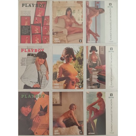 Playboy Hot cards 9 carte erotismo pin up attrici