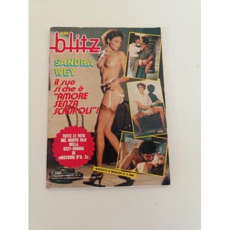 Fumetto albo Blitz n 47 22 11 1985 Sandra Wei con allegato