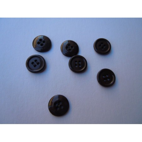 Bottoni militari 200 pezzi 4 fori color cachi mm 13