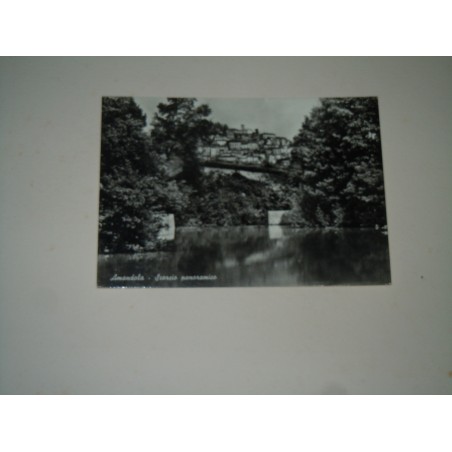 Cartolina Amandola scorcio panoramico Fermo viaggiata