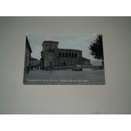 Cartolina Montefusco Avellino Largo S Giovanni del Vaglio non viaggiata