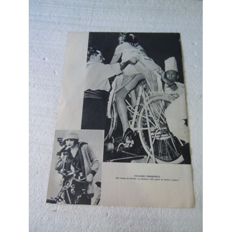 Ritaglio clipping Ciclismo Femminile sport di massa