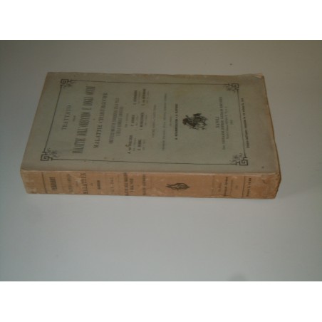 Trattato malattie dell orecchio e degli occhi malattie chirurgiche  Jovene 1896 medicina