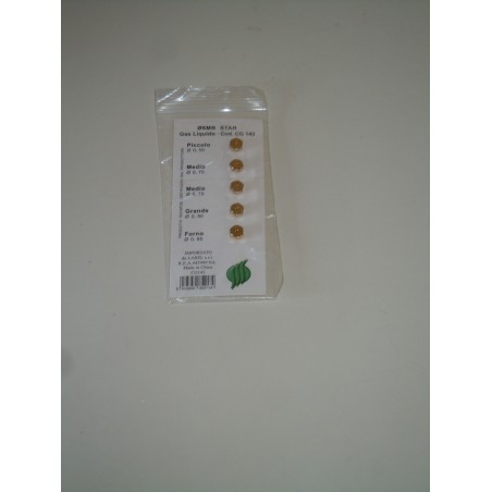 Serie ugelli gpl 6mb con 5 iniettori per cucina piano cottura