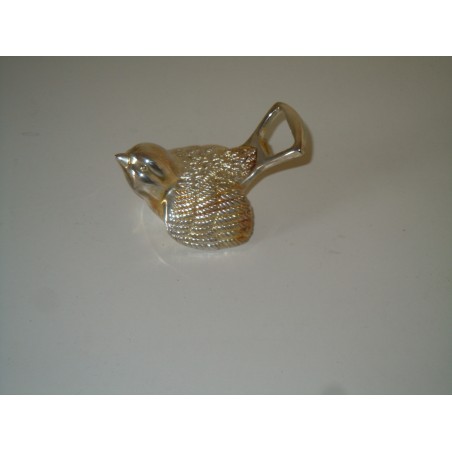 Tappo cavatappi in metallo a forma di rondine