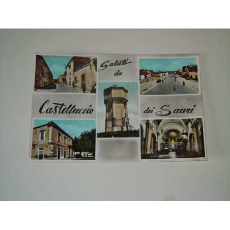 Cartolina saluti da Castelluccio dei sauri Foggia vedutine viaggiata