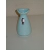 Piccolo vaso vasetto in ceramica jasba verde chiaro cm 12.5