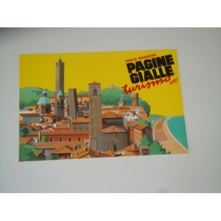 Cartolina seat pagine gialle turismo 1990 Emilia Romagna Bologna La riviera romagnola