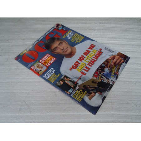 Rivista Oggi n° 40 30 settembre 2009 George Clooney