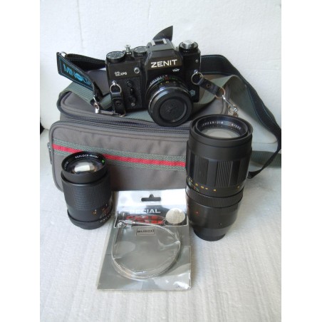 Macchina fotografica Zenit 12 xps reflex con obiettivi
