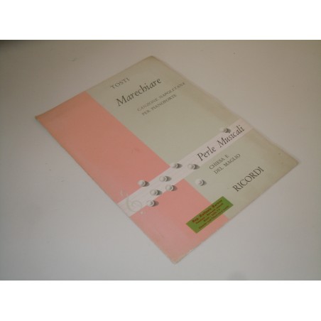 Spartito musicale Marechiare tosti canzone napoletana per pianoforte