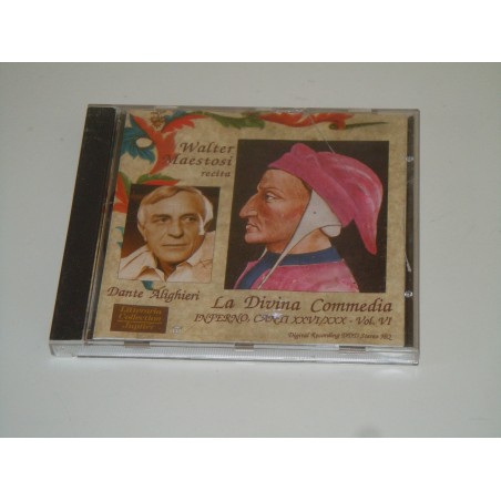 Cd La divina commedia Dante inferno canto XCVI/XXX recitata Maestosi