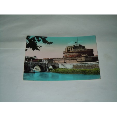 Cartolina Roma ponte e castel S Angelo viaggiata