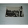 Cartolina Borgosesia Vercelli giardini e municipio viaggiata