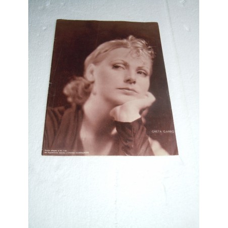 Greta Garbo attrice tavola allegata a cinema illustrazione 1 bis