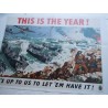 Manifesto This is the year! copia riproduzione cm 50x35