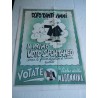 Manifesto Votate la lista delle Madonnina copia riproduzione cm 50x35
