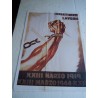Manifesto Combattimento lavoro 1944 copia riproduzione cm 50x35