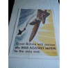 Manifesto Great Britain war against japan copia riproduzione cm 50x35