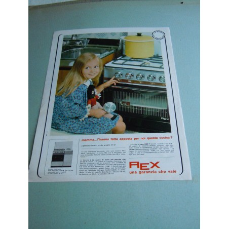 Pubblicità advertising cucina Rex