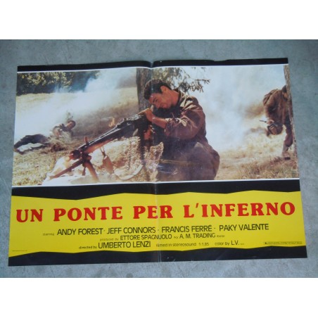 Manifesto cinema Un ponte per l'inferno 1987