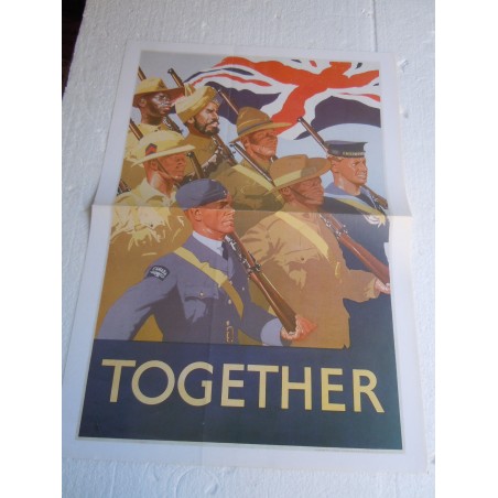 Manifesto Together propaganda copia riproduzione