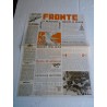 Manifesto Notizie dal fronte fascismo copia riproduzione