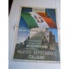 Manifesto nella luce del tricolore fascismo copia riproduzione
