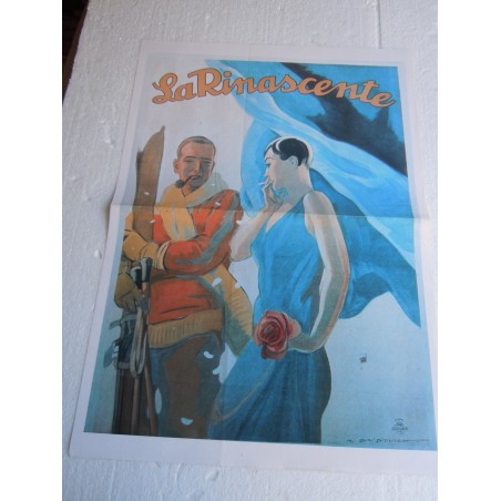 Manifesto la rinascente fascismo copia riproduzione