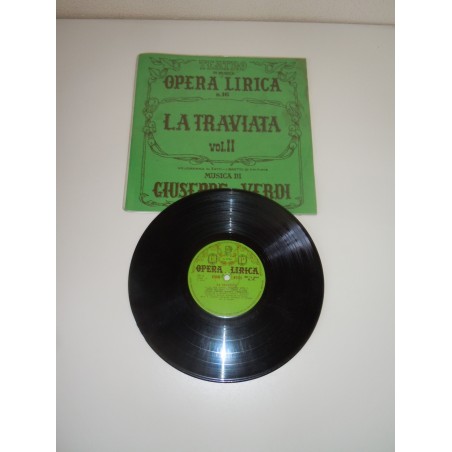 Disco Lp 78' la traviata Verdi opera lirica vol II melodramma edizioni paoline