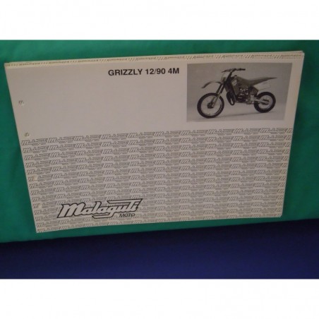 Manuale scheda tecnica catalogo dei ricambi malaguti grizzly 12/90 4M