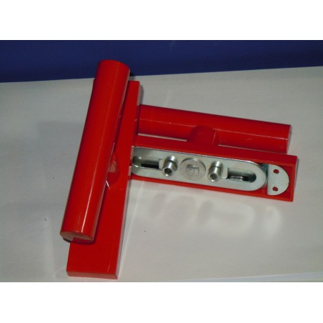 Maniglia cremonese per finestra rossa Forges in nylon