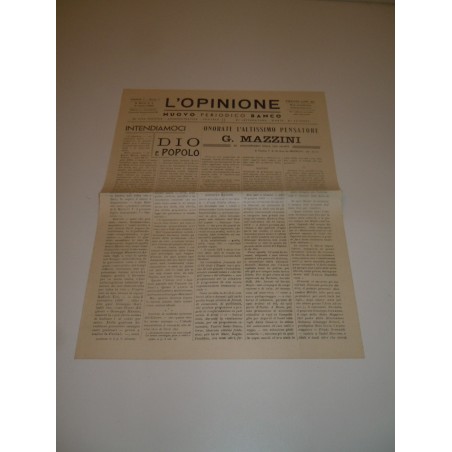L Opinione giornale rivista 9 Marzo 1952 nuovo periodico banco