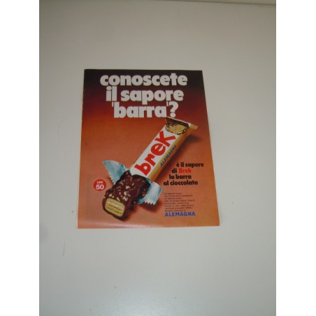 Pubblicità advertising Alemagna il sapore di Brek