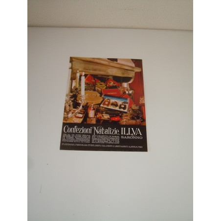 Pubblicità advertising Illva Saronno confezioni natalizie